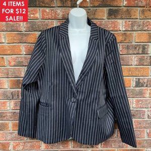❤️‍🔥4 For $12❤️‍🔥 Plus Size Casual Striped Plaid Blazer